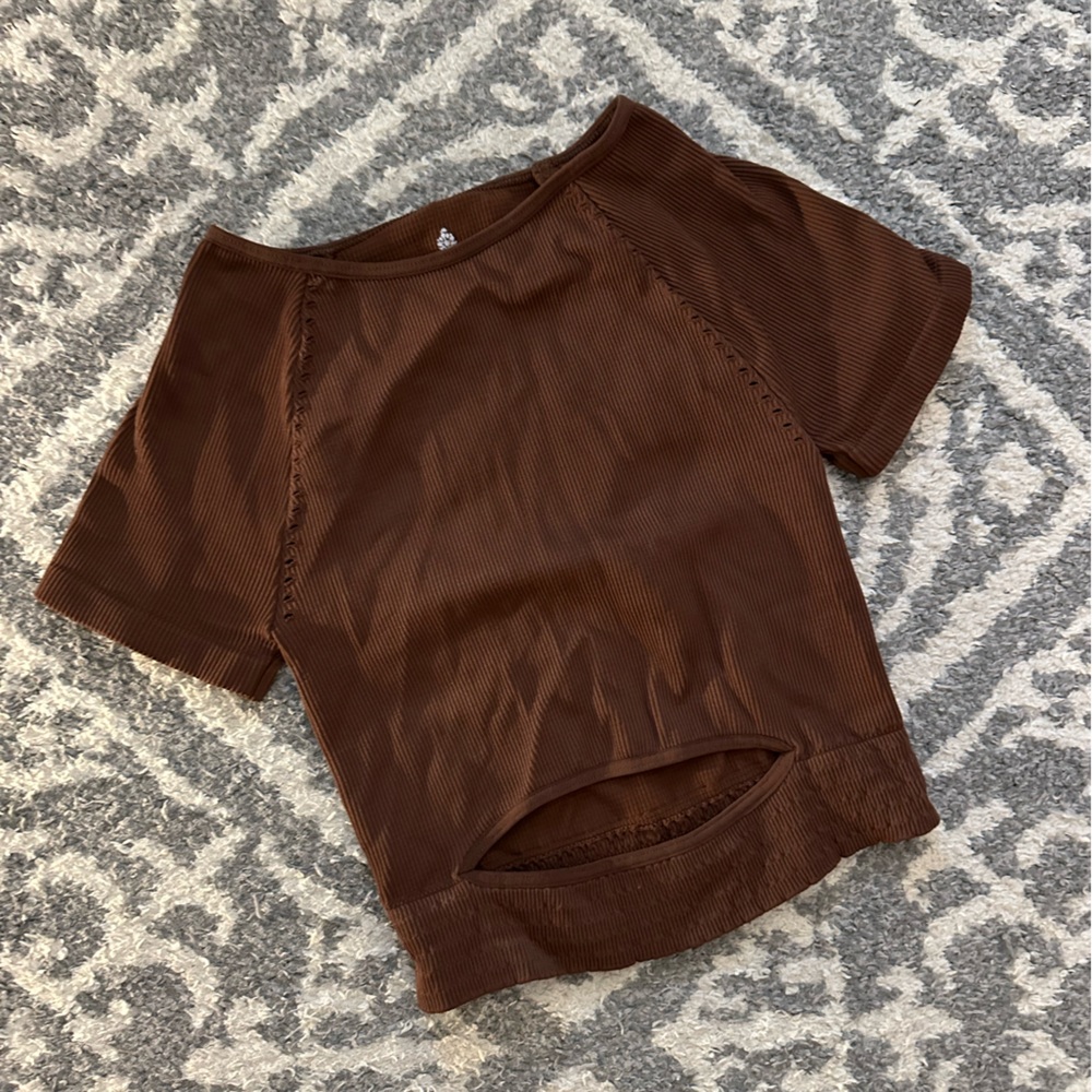 NWOT FP Movement Cut it Out Short Sleeve